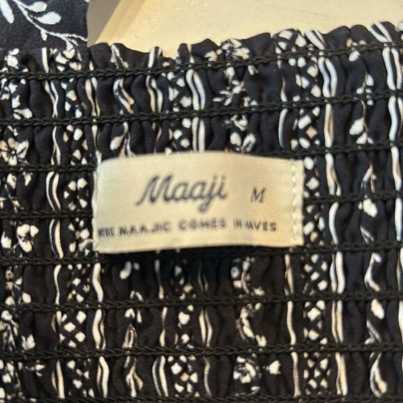 Maaji beachwear Carissa black and white jumpsuit Medium - Picture 6 of 9